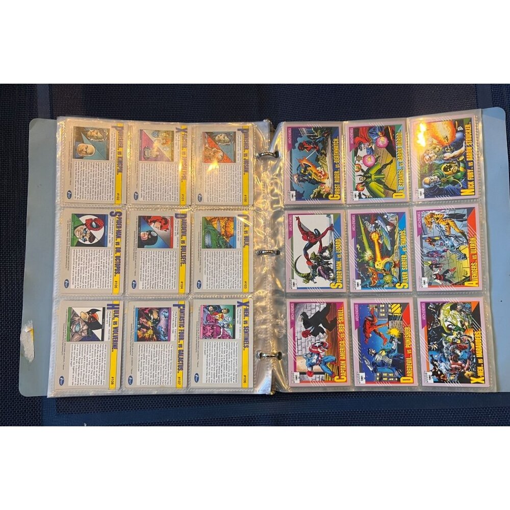 Marvel 1991 Super Heroes Series 2 Trading Cards Full Collection #1-162 - Picture 3 of 11